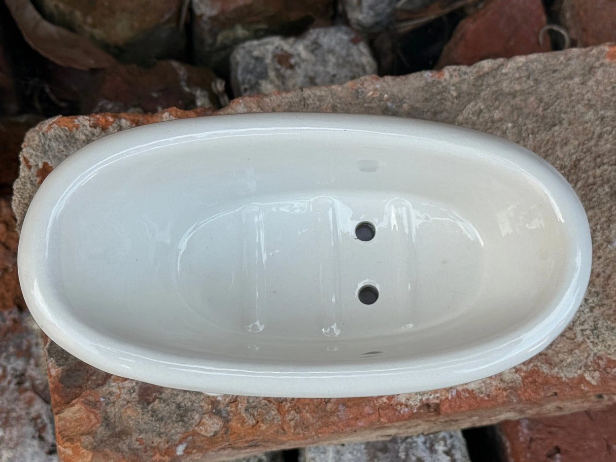 Bastide & Olivier 'Sardine' Ceramic Bathtub Soap Dish French Soaps UK
