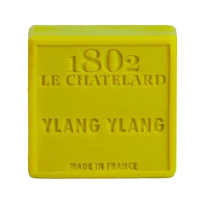 LE CHATELARD 1802 Ylang Ylang Marseille Soap, 72% Coconut, Olive and Almond Oil, 100g | PALM FREE French Soaps UK
