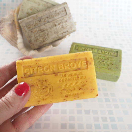 Citron Broye French Soap with organic Shea Butter 125g