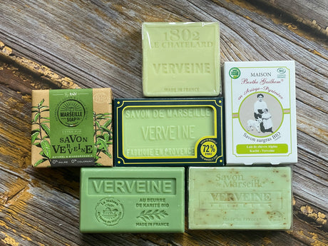 A selection of Verbena Soap Bars