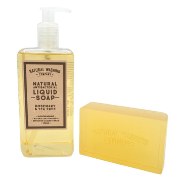 Introducing our new Natural Antibacterial Liquid Soap and Natural Glycerine Soap Bar
