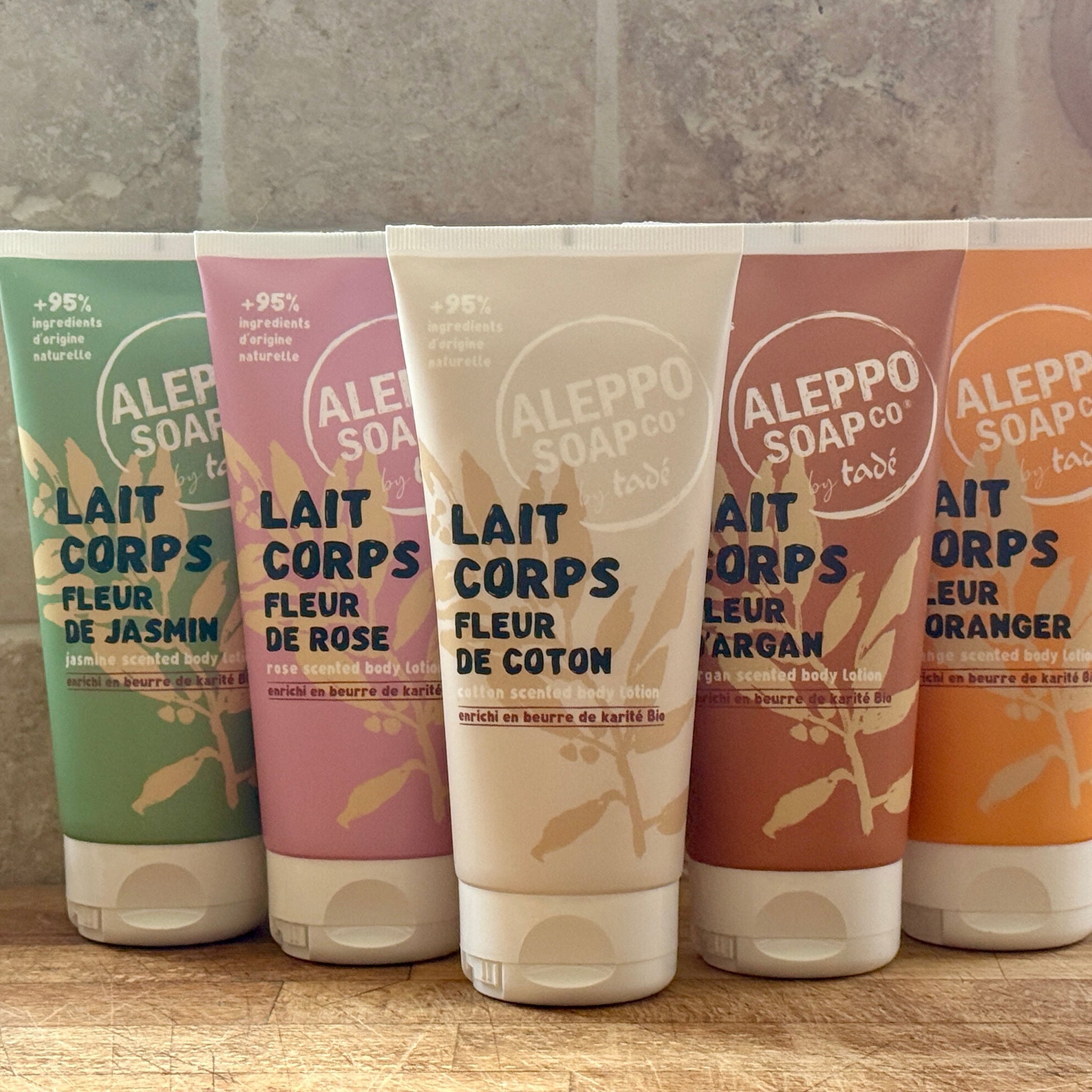 6 Fragrance Body Lotion tubes