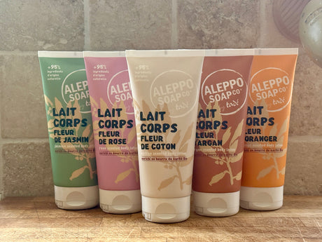 6 Fragrance Body Lotion tubes