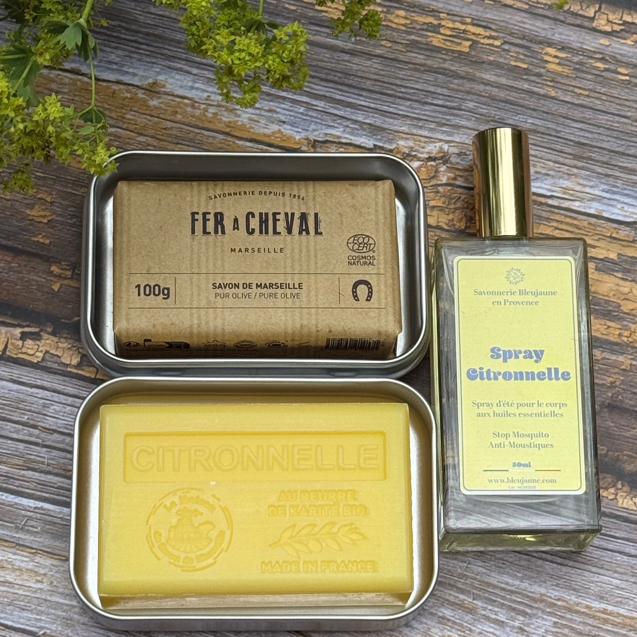 Citronella Dry Oil Spray & Soap