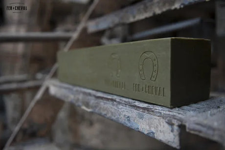 4kg Bar of Pure Olive Savon de Marseille in a factory setting