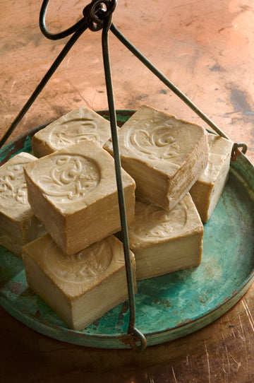 Pure Aleppo Soap – traditional olive and laurel oil bar, hand-dried and natural
