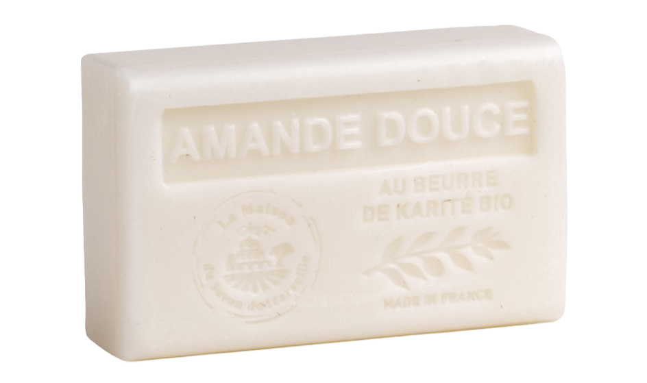 Sweet Almond French Soap with Organic Shea Butter 125g