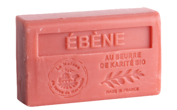 Ebony French Soap with Organic Shea Butter, 125g