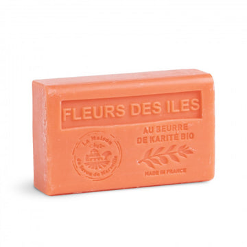 Island Flowers, French Soap with Organic Shea Butter, 125g