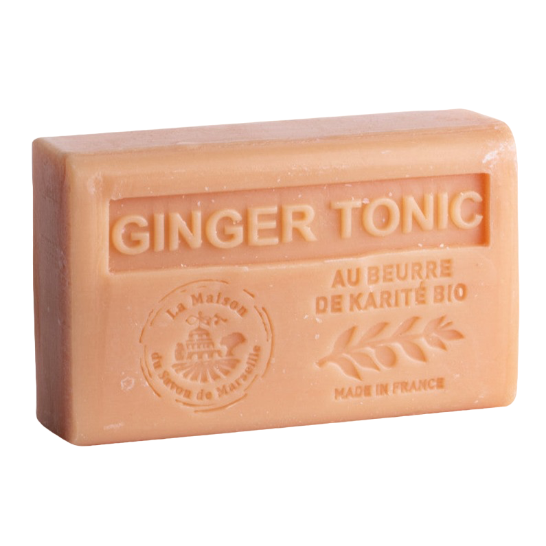 Ginger Tonic French Soap with organic Shea Butter 125g
