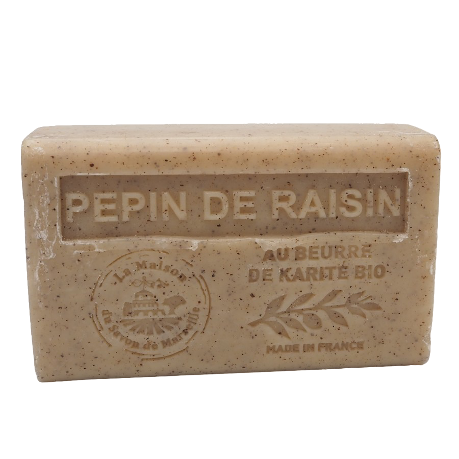 Grape Seed French Soap with organic Shea Butter 125g