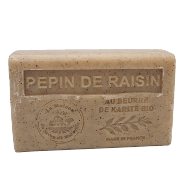 Grape Seed French Soap with organic Shea Butter 125g