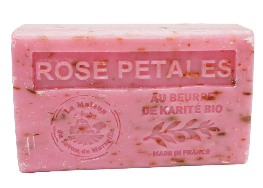 Rose Petals French Soap with organic Shea Butter 125g