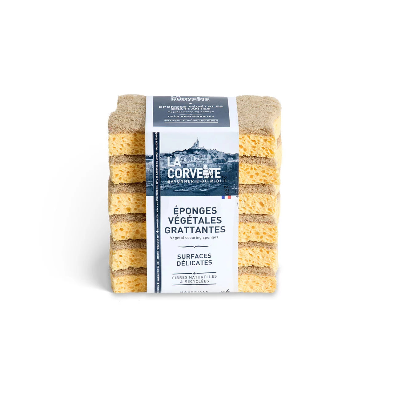 Delicate Scouring Sponge, 6 Pack