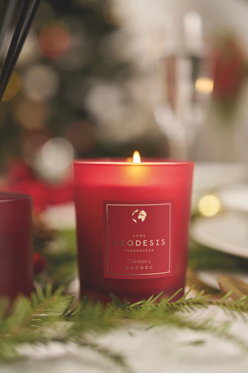 Limited Edition - Spiced Cranberry Candle by Geodesis