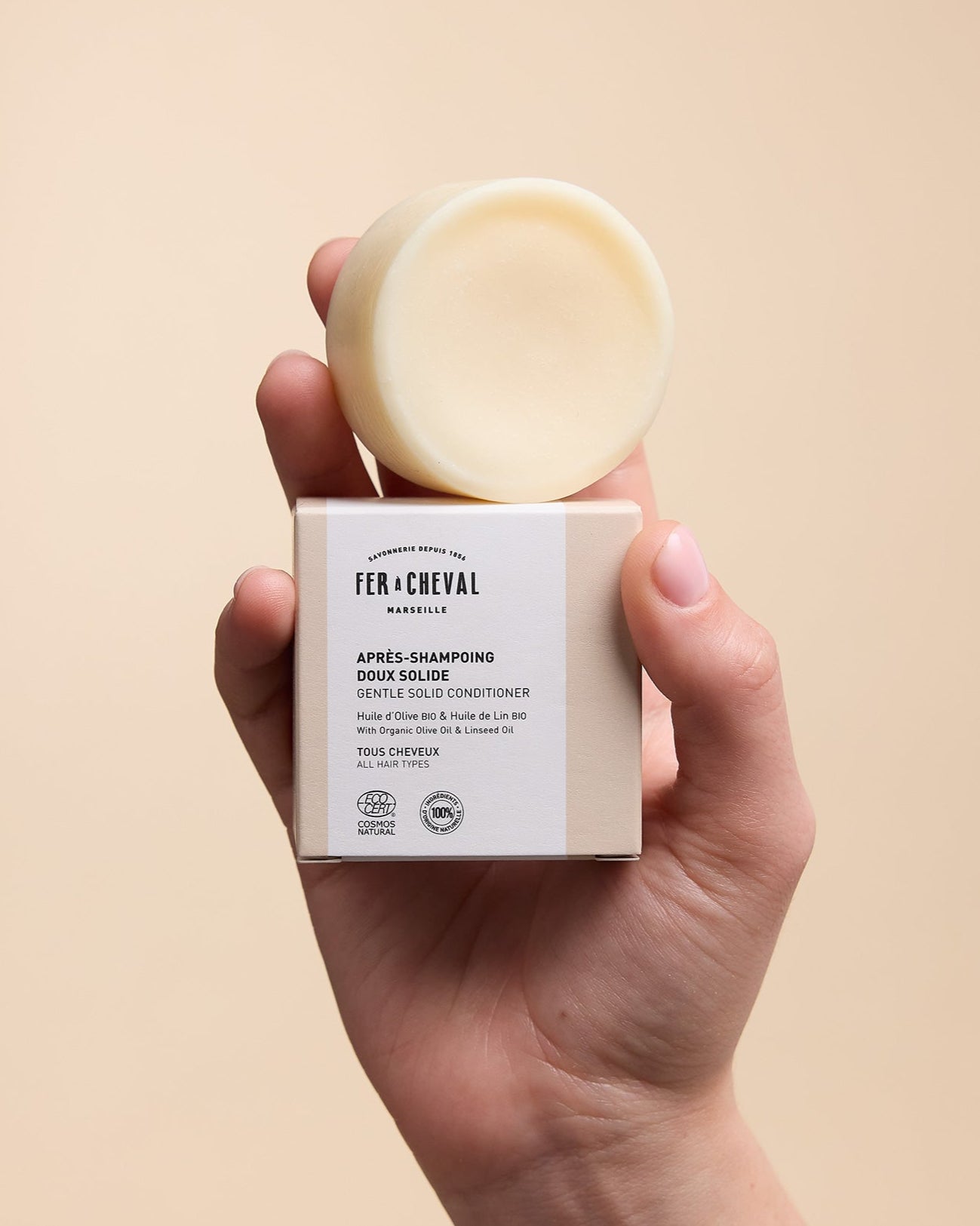 Gentle Hair Conditioning Bar with Organic Olive Oil & Organic Linseed Oil
