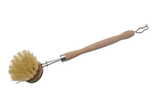 Beechwood Traditional Dish Brush with Plant Fibre Bristles