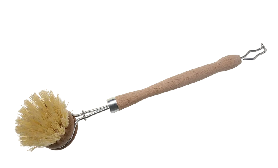 Beechwood Traditional Dish Brush with Plant Fibre Bristles