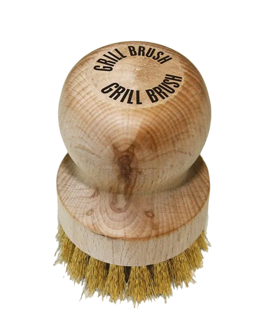 Beechwood Grill Brush with Brass & Copper Bristles