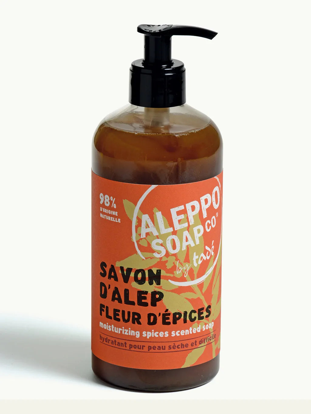 Fleur d'Épices Aleppo Liquid Soap, Dry & Intolerant Skin | 500ml-TADÉ PAYS DU LEVANT-FrenchSoaps