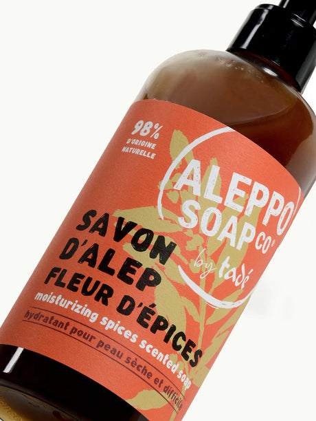 Fleur d'Épices Aleppo Liquid Soap, Dry & Intolerant Skin | 500ml-TADÉ PAYS DU LEVANT-FrenchSoaps