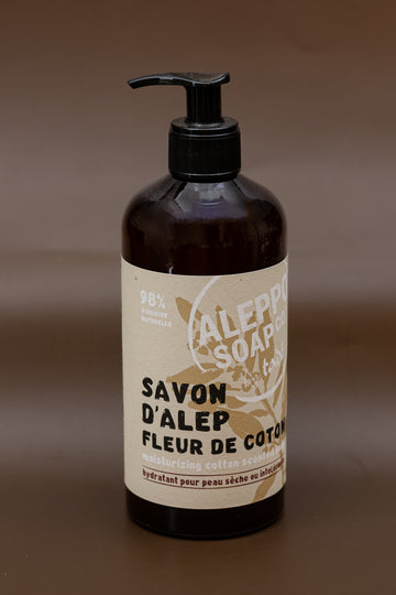 Cotton Flower Aleppo Liquid Soap, for dry and intolerant skin | 500ml