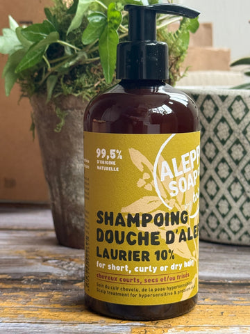 Aleppo Liquid Shampoo - Curly, Thick or Dry Hair - 300ml