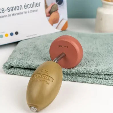 Apimani Rotating Wall Arm | Terracotta Beechwood-APIMANI-FrenchSoaps