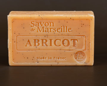 Exfoliating Apricot Savon de Provence, enriched with Sweet Almond Oil | 100g