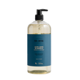 Bottle of Marseille Liquid Soap with a blue label on a white background