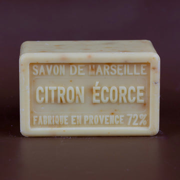 Exfoliating Lemon (Citron Écorce), Marseille Bath & Shower Bar, 250g