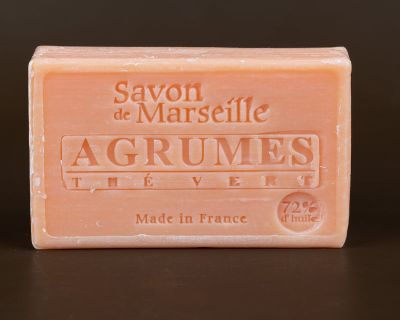 Citrus Fruit & Green Tea Savon de Provence, enriched with Sweet Almond Oil | 100g
