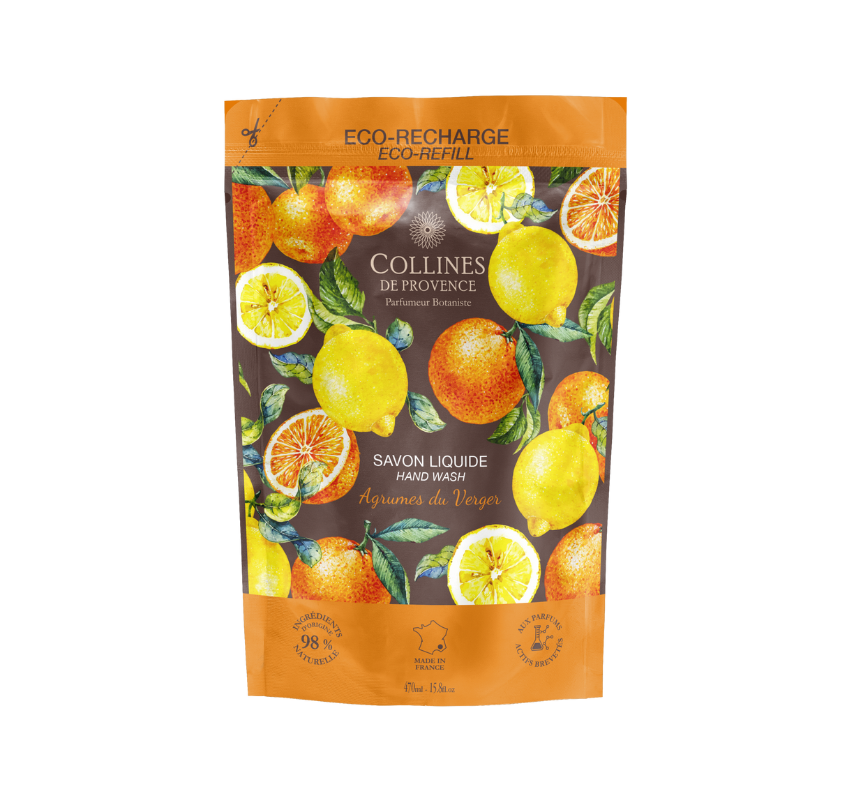 Agrumes du Verger – Liquid Soap Refill – 470ml