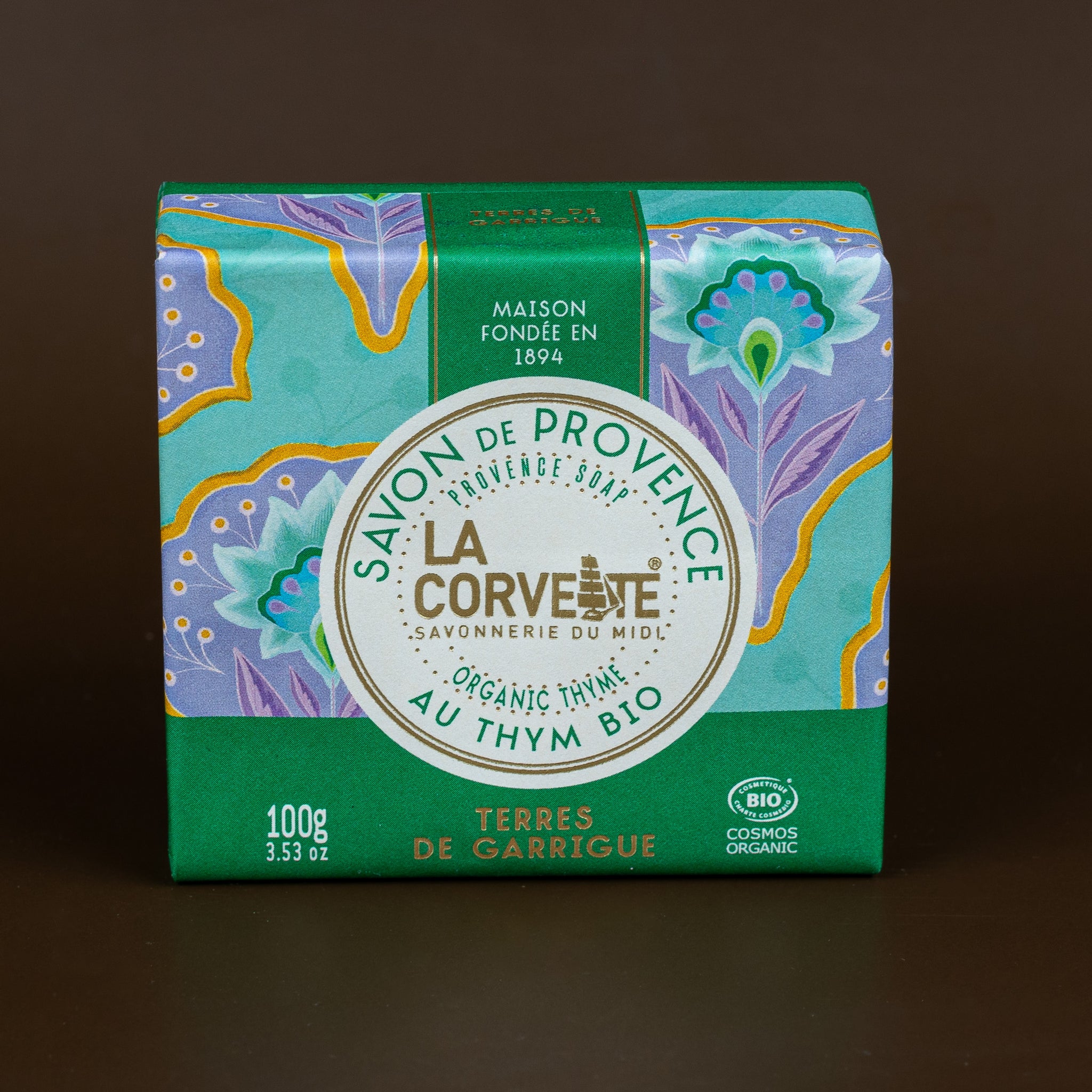 Terres de Garrigue (Lavender, Olive & Thyme), 100g, Palm Free & Organic