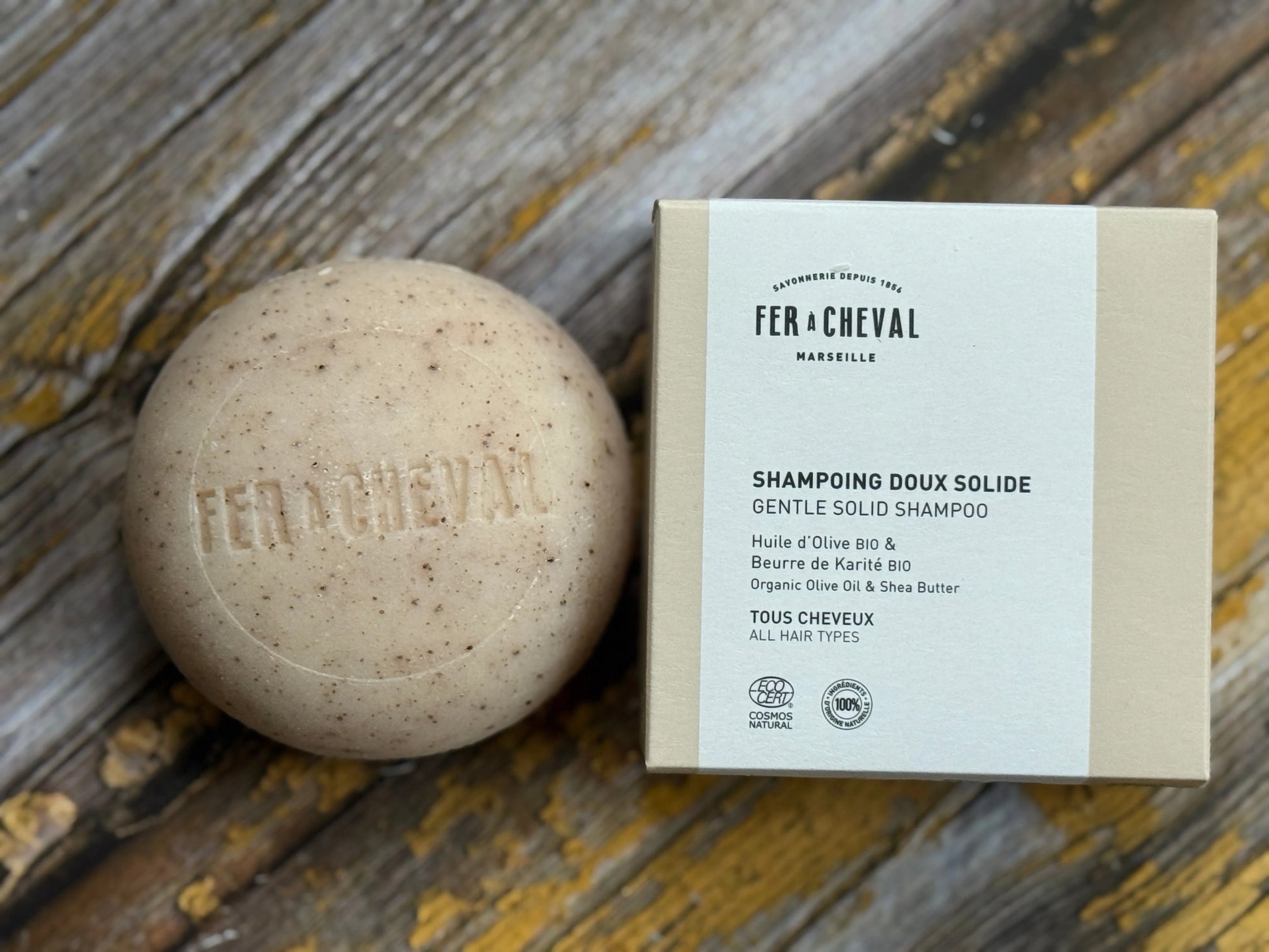 Olive Oil & Shea Butter Solid Shampoo Bar for Normal & Dry Hair