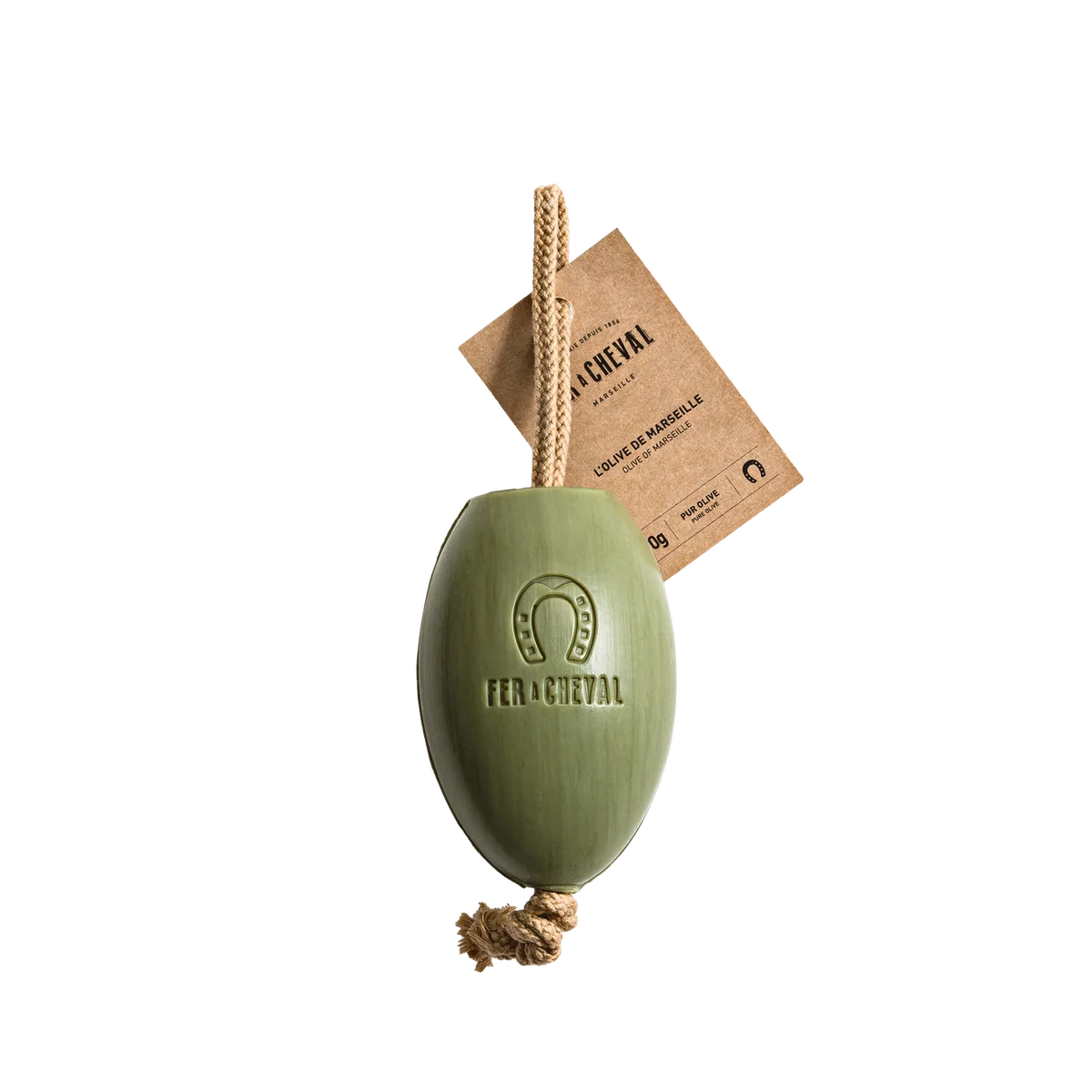 Traditional Savon de Marseille – Olive Oil Soap on a Rope - 270g