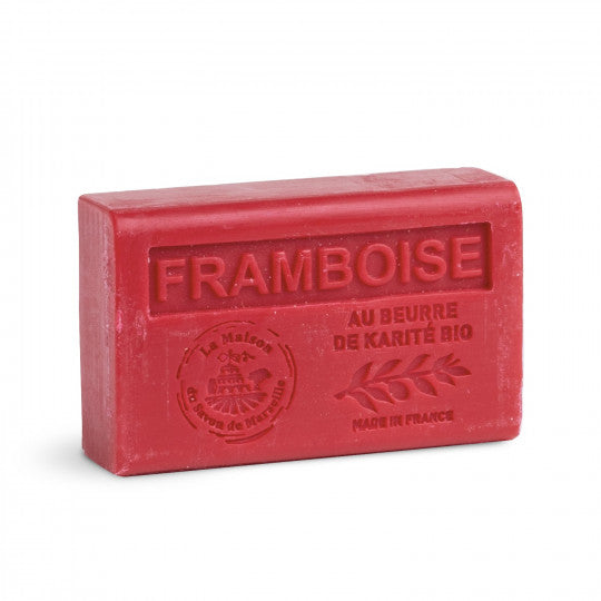 Raspberry French Soap with Organic Shea Butter 125g