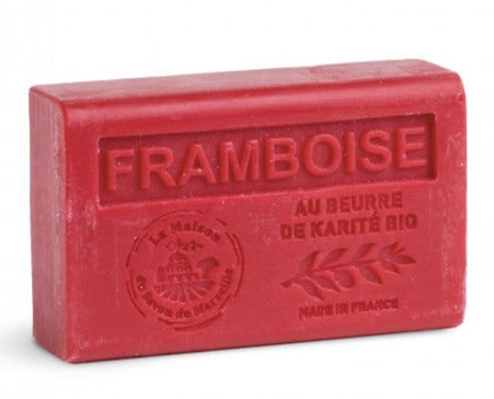 Raspberry French Soap with Organic Shea Butter 125g