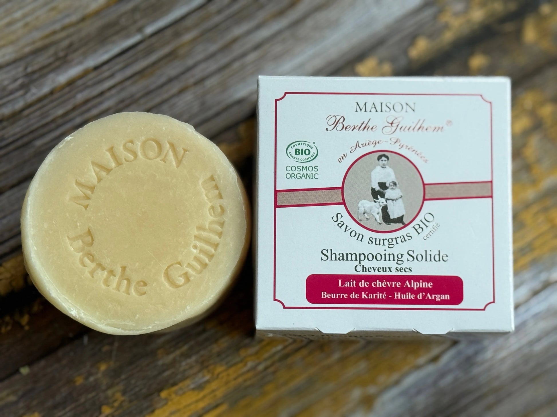Organic Alpine Goat's Milk Shampoo | Lemon Verbena | Dry & Damaged Hair | 100g