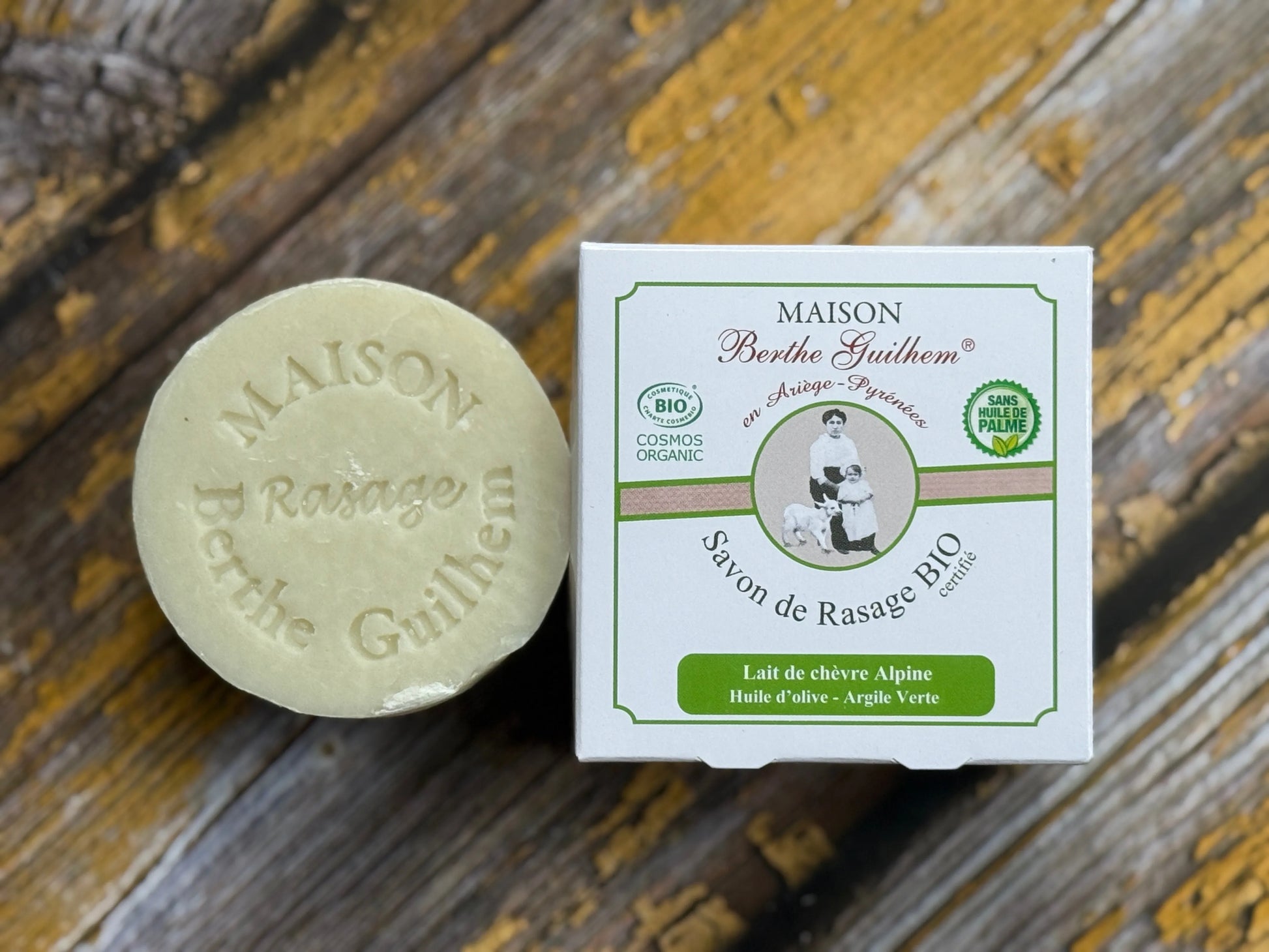 Shaving Soap, Goats Milk, Cedar, Mint & Eucalyptus Oils | 100g