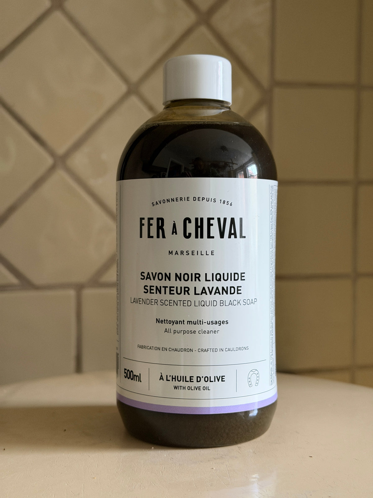 Black Liquid Soap - Olive Oil & Lavender - 500ml
