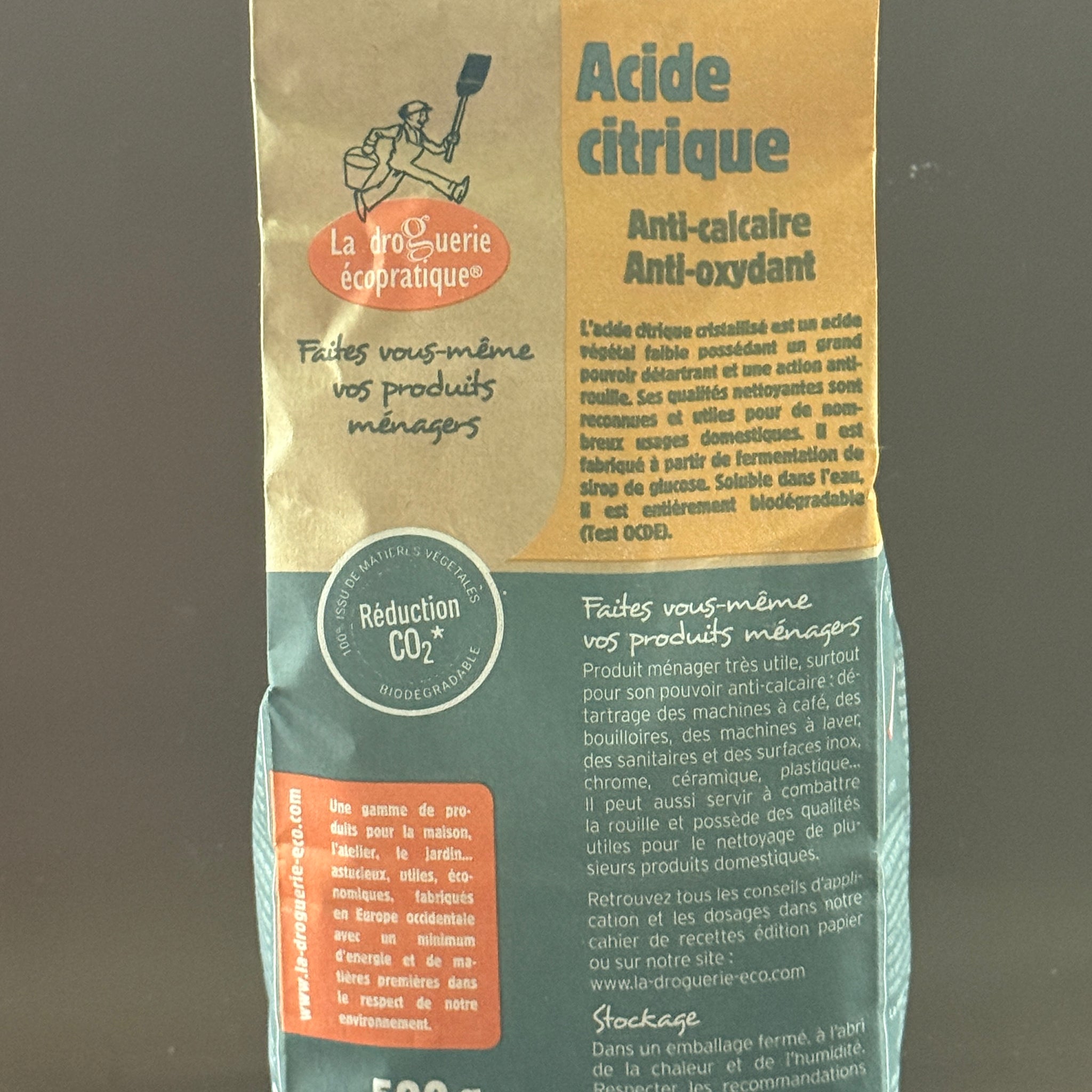 Citric Acid | Natural Descaler, Cleaner & Eco-Friendly Household Essential | 500g