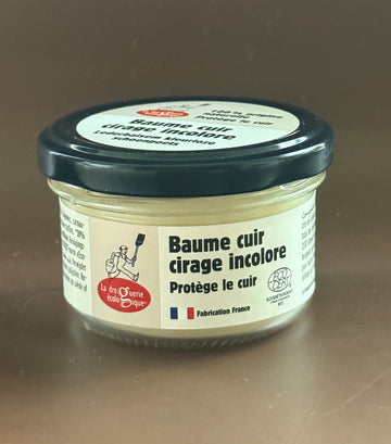 Leather Wax Balm, Neutral | for bags, sofas shoes.. | 75m