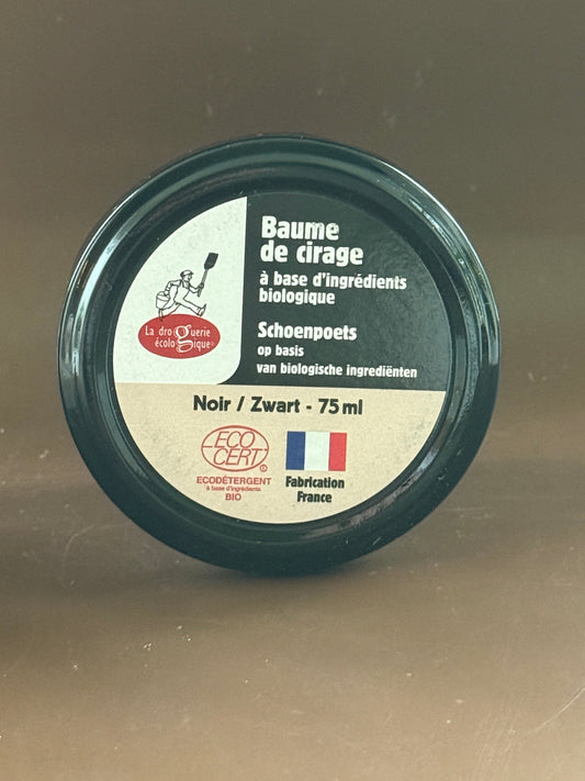 Leather Wax Balm, Black | for sofas, bags, shoes and more | 75ml