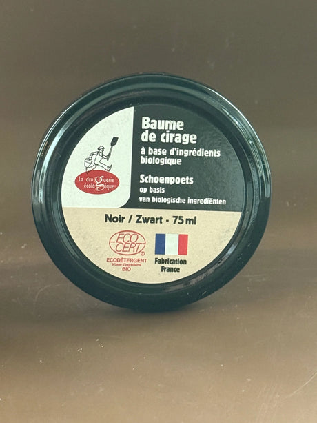 Leather Wax Balm, Black | for sofas, bags, shoes and more | 75ml