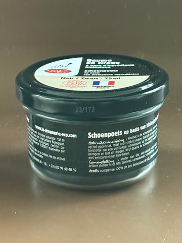 Leather Wax Balm, Black | for sofas, bags, shoes and more | 75ml