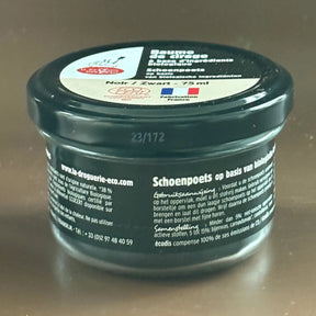 Leather Wax Balm, Black | for sofas, bags, shoes and more | 75ml