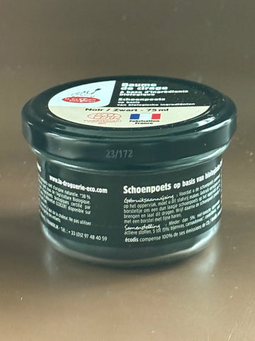 Leather Wax Balm, Black | for sofas, bags, shoes and more | 75ml