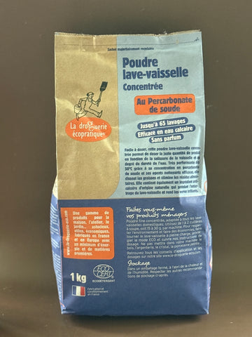 Concentrated Dishwashing Powder – 65 Washes, Natural, Made in Brittany | 1kg