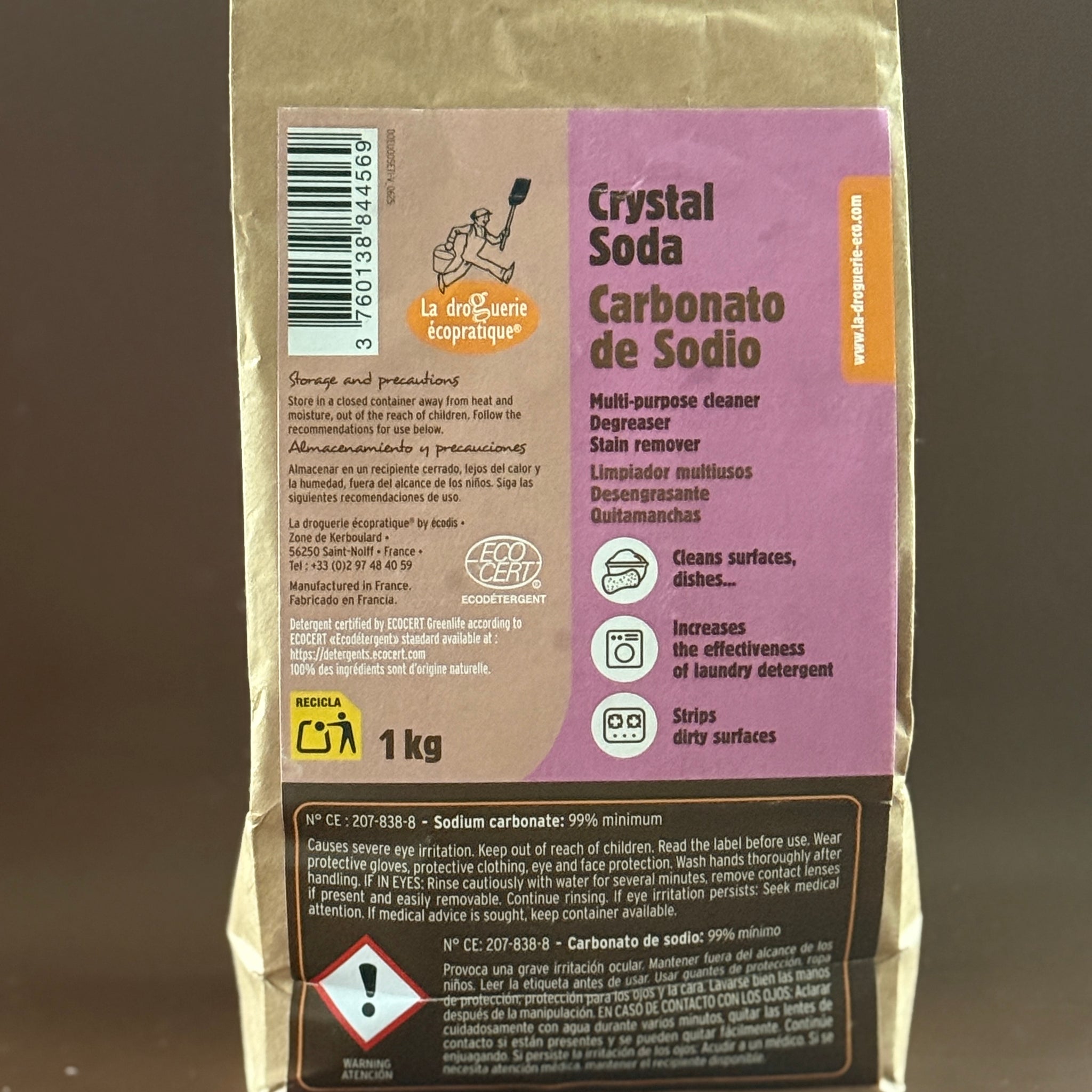 Soda Crystals I for Natural Degreasing & Deodorising | 1kg